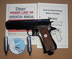 Colt M1911 CO2 Pistole - "Daisy Power Line 45" 4,5mm Diabolo