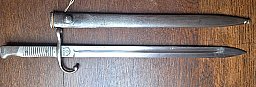 Argentinisches Mauser Bajonett 1891 Alu
