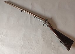 RARE FUSIL DE BORGNE à Broche (Système Lefaucheux) – Crosse à Avantage Inversé –