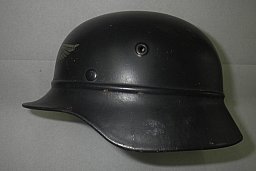 Stahlhelm M40 Luftschutz Q64 Ausschusshelm der Wehrmacht