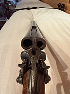 Büchsflinte Sigott Ferlach. 9,3 x 74 16 / 70. Hahn