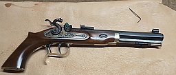 Thompson Center Patriot .45 Perkussionspistole – neuwertig mit Originalkarton