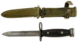 Original US BAJONETT M7 mit Scheide M8 für M16 Sturmgewehr-Vietnamkrieg