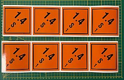 8 - ACHT Aufkleber Gefahrgut MUNITION RCBS Matritze Lyman Lee Munition Dillon Primer