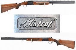KETTNER / MISTRAL Bockflinte Modell JAGD im Kal. 12/70 mit Einabzug, Ejektor und 1/4 - 3/4 Choke