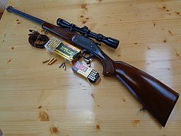 RHÖNER Bockbüchsflinte Kal. 22 lfB, 9mm Doppelschrot