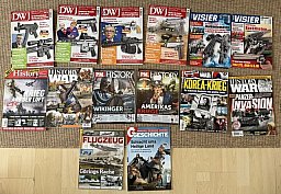 14er Konvolut Fachzeitschriften: DWJ, Visier, History of War, P.M. History, G-Geschichte – Top!