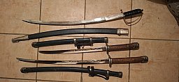 Konvolut Säbel Samurai Schwerter Schwertfisch Säbel Deko
