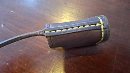 Luxus Muzzle Cover Mündungsschoner Leder für Rigby Purdey Kessler etc Custom Repetierer