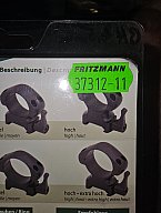 Fritzmann Stahlmontage 30mm BH 4,5mm mit Schnellverschlusshebel