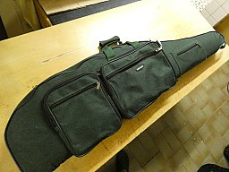 Gewehrtasche/Futteral grün für Matchgewehre.