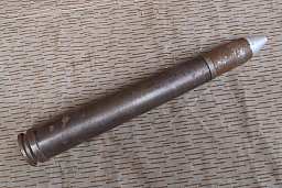 3,7cm Flak 18 Deko Patrone 3,7 Flak Flakmunition deko 2.Weltkrieg Wehrmacht Deko Munition