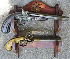 Wandhalter mit 2 Deko-VL-Pistolen