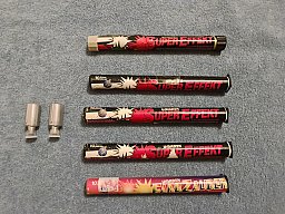 5 Rollen Leucht - Signalsterne aus 80er/90er Jahre - aus Sammlung !