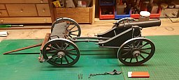 Haubitze aus Metall 1:10 als Modell