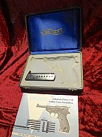 original WALTHER LUXUS KOFFER für P 38 in 9mm Para