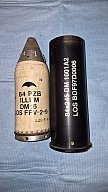 84mm Carl Gustav Leuchtgranate Fallschirm Gefechtsfeldbeleuchtung