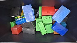 Patronenboxen für Wiederlader großes Konvolut