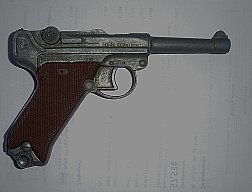 Modellpistole Luger P08 "Ideal Modell" Zündplättchenpistole