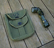 Original US -Set Army Magazintasche Winkellampe USA BW NATO