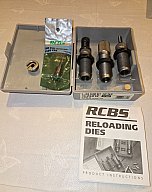 RCBS 3 teiliger Hartmetall Matrizensatz mit Hülsenhalter, Kaliber.500 S&W, .50 AE