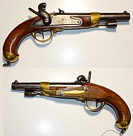 fanzösische Offizierspistole 1822T bis
