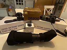 ZEISS Victory Harpia 95 23–70x95 Komplettset – Nikon D5200 – Tamron – Stay-On-Case