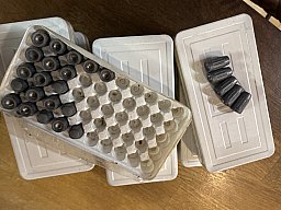 Ältere Blei Geschosse.38/.357 von Lapua SWC 11.2 g