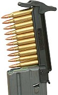 NEU!Maglula Strip LULA AR15 Magazine Loader!Ladehilfe f. Ladestreifen z.B. Geco .223Rem)10Schuss,3Se