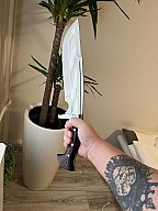 The Nepal Messer Outdoor Survival grosses Messer 58–60 RC, Stahltyp: 5160