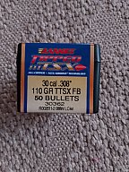 Barnes 110 gr TTSX .308"