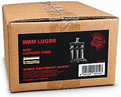 GECO Hülsen 9 mm Luger – 1.000 Stück, originalverpackt