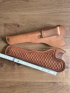 Schönes Holster mit Basketpunzierung von Wasti Drexler München 2von2