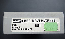 RCBS Competition Matrizensatz Kaliber 8x57IS mit Hülsenhalter