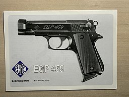 Bedienungsanleitung Pistole Erma EGP 459 - NEU