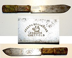 amerikanisches Messer, Trapper, Indianer