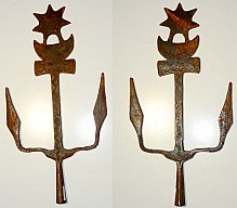 afrikanisches Statusspitze von Lanze