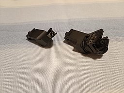 AR-15 fixed Iron sights 45 °