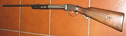 Sehr altes Luftgewehr in 6,35mm, noch in guten Zustand, wahrscheinlich Manteuffel