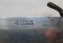 antiker Grabendolch G. FELIX Solingen