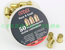 Codex 9mm R.K. 50 Stück Platzpatronen