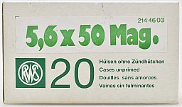 RWS Hülsen Kaliber 5,6x50 Mag.