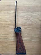 Holzschaft, Schulterstütze für das Sturmgewehr G3 aus Holz