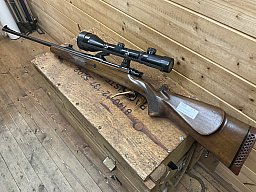 Repetierbüchse 98er Kal..270Win. mit ZF 3-9x56 Leuchtpunkt! Schwenkmontage!