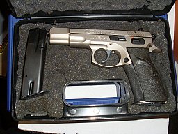 Brünner CZ Mod 75B Pistole 9mm Luger rostfrei