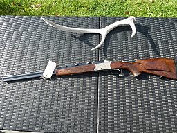 Blaser Bockdoppelbüchse Mod. B97 „Luxus“ – Kaliber .30-06 Spr. – Edles Schaftholz