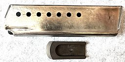 SIG P210 Magazingehäuse 9x19 mm, Magazinhalter unten.