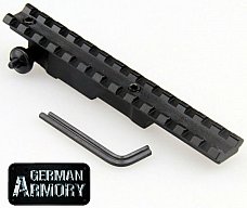 Optikmontage K98 Zielfernrohrmontage Rail Picatinny Weaver Schiene Mauser k98K PM98 Montageschiene