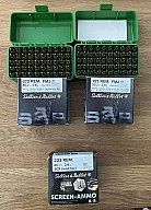 .223 Rem. S&B FMJ 55 grs. + 40grs.