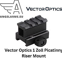 Vector Optics 1 Zoll Picatinny Riser Mount www.angelarms.eu